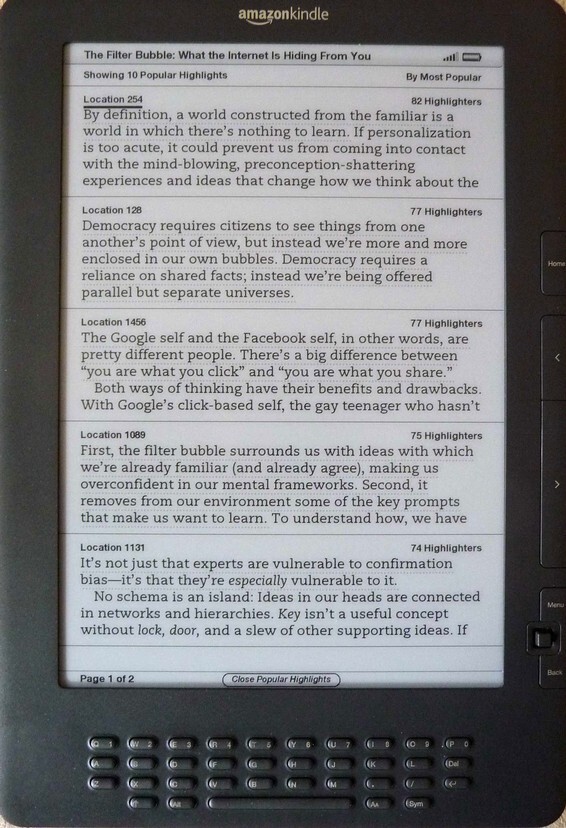 Amazon Kindle Highlights